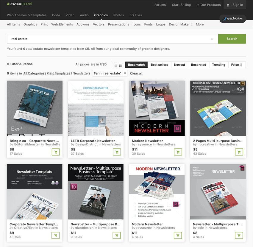 More Premium Real Estate Newsletters From GraphicRiver